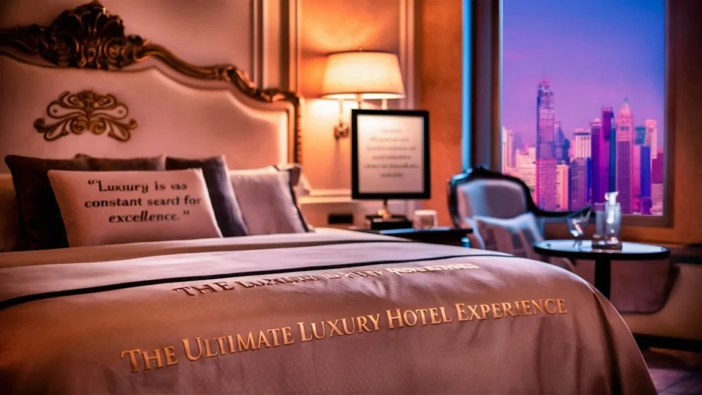 The Ultimate Luxury Hotel Experience Captions and Quotes